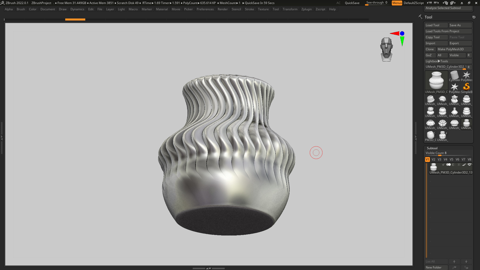vase 3d print 720  3D print model_5