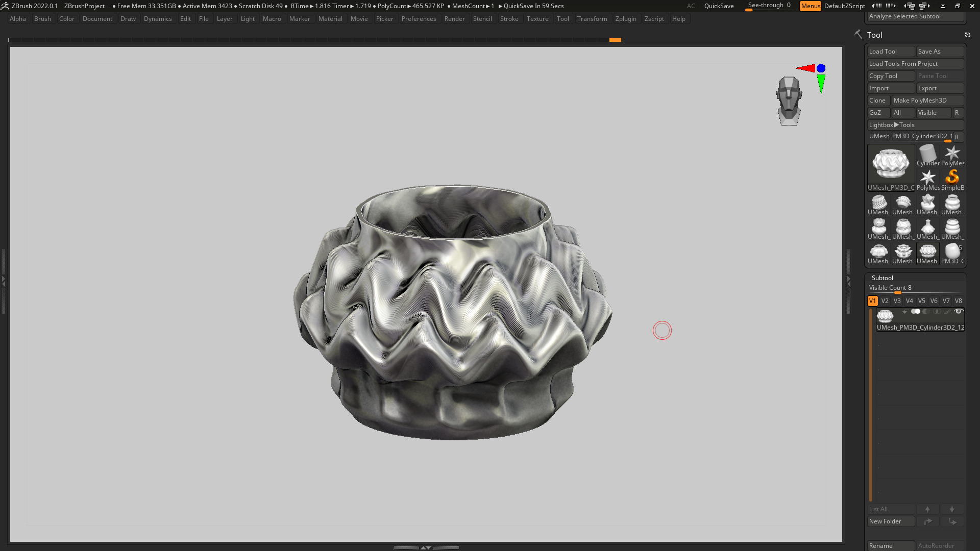 vase 3d print 718  3D print model_3