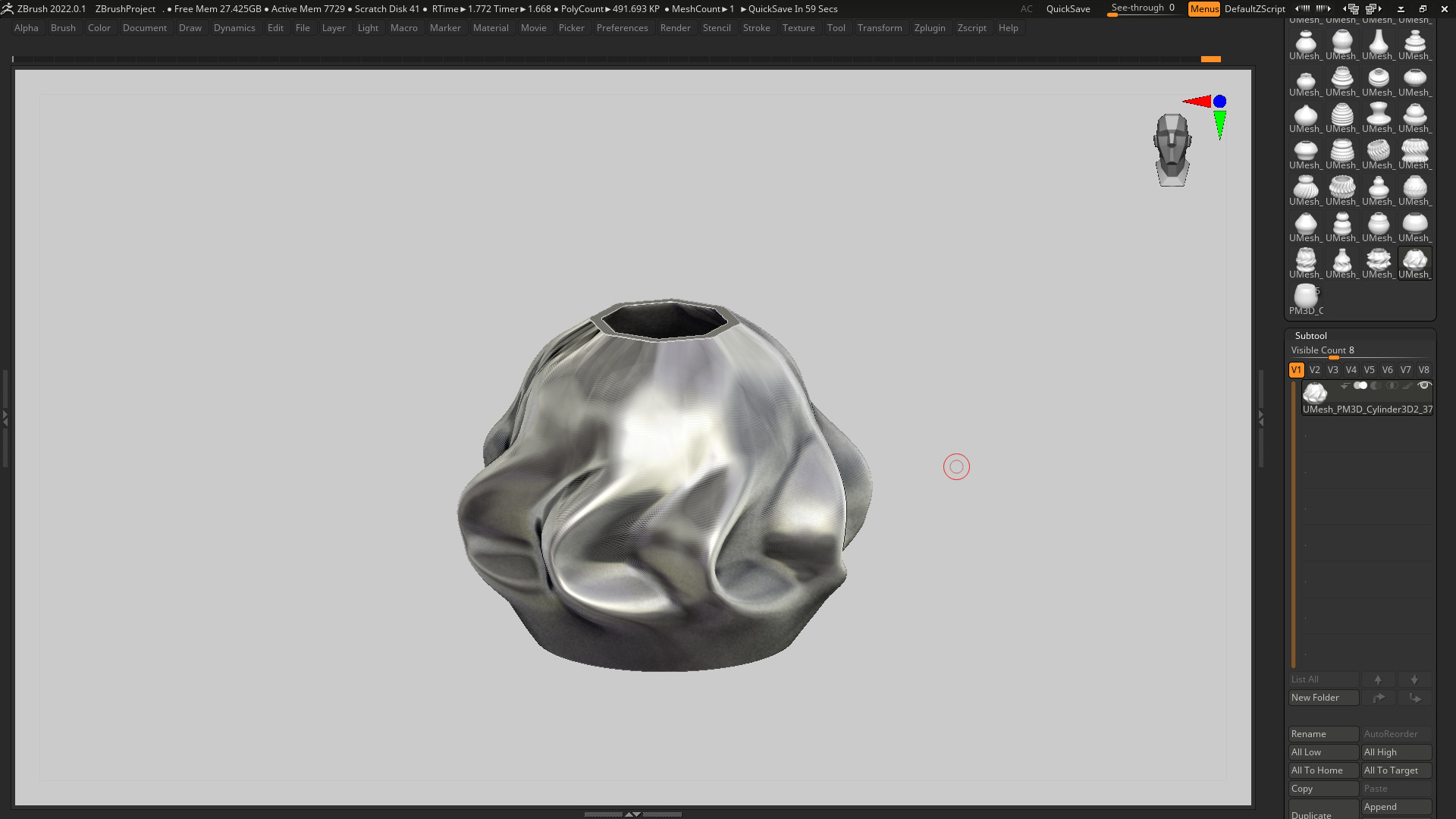 vase 3d print 710  3D print model_3