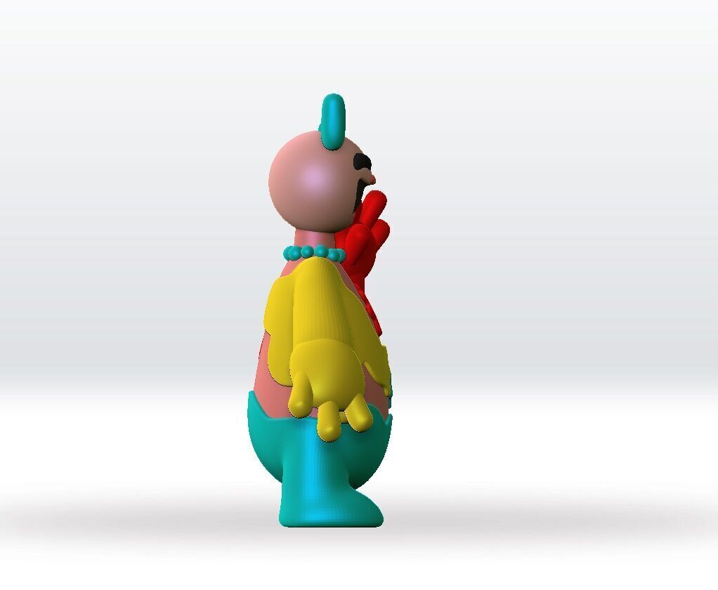 Dolly the Doughgirl Doey STL 3D Model Fanart character 3D print model_5