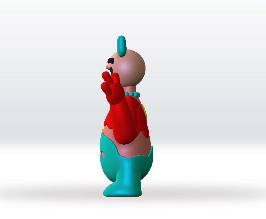 Dolly the Doughgirl Doey STL 3D Model Fanart character 3D print model_3