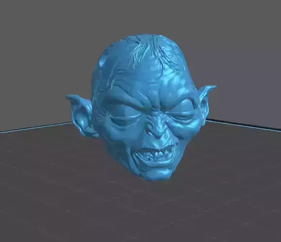 Lord of the ring Gollum Smeagol head pendant jewel