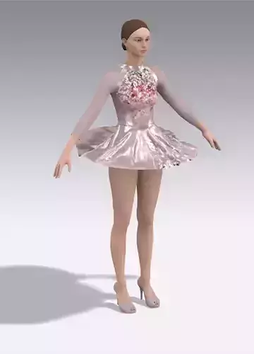 sparkle ballerina dress with tutu