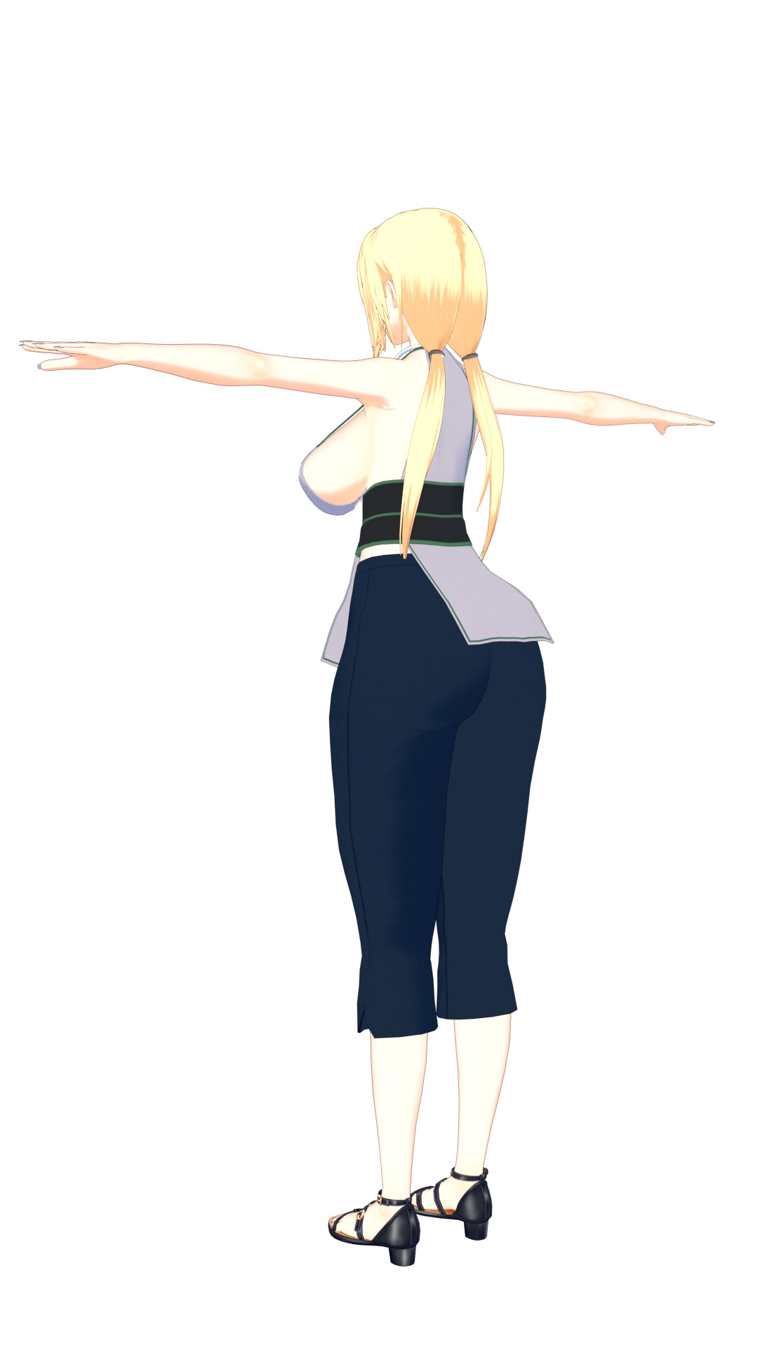 Tsunade senju from naruto shipuden 3D model_5