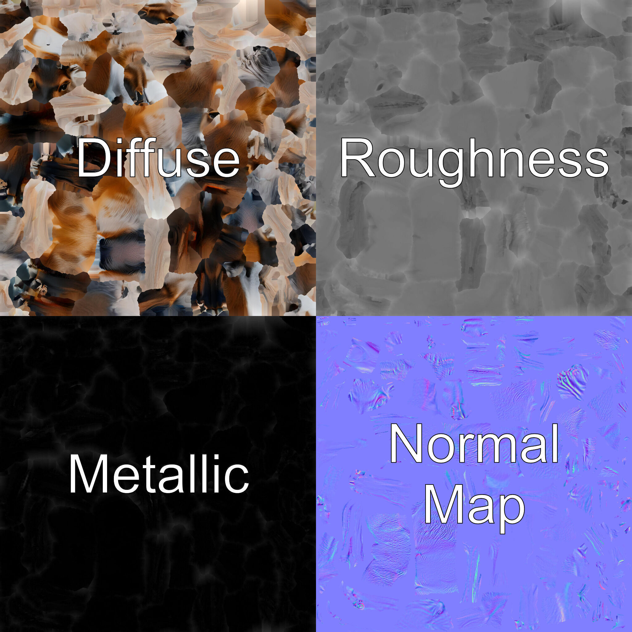 Realistic Elk with Majestic Antlers 3D Model Low-poly 3D model_29