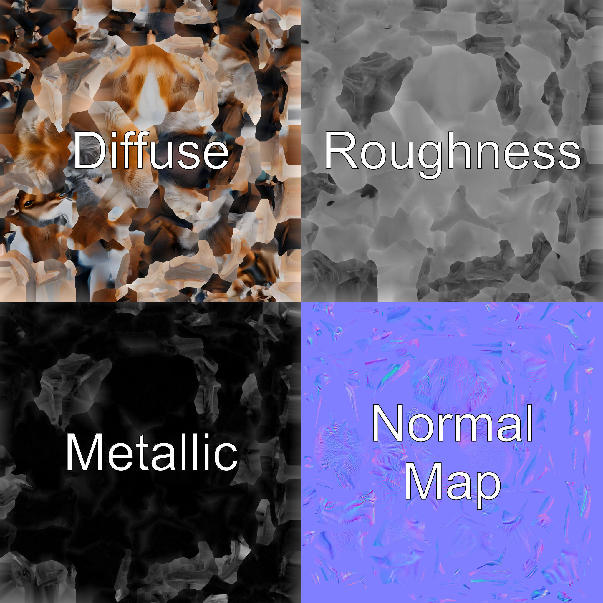 Realistic Elk with Majestic Antlers 3D Model Low-poly 3D model_1