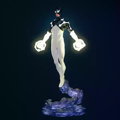 Cosmic Spiderman fanart 3D print model