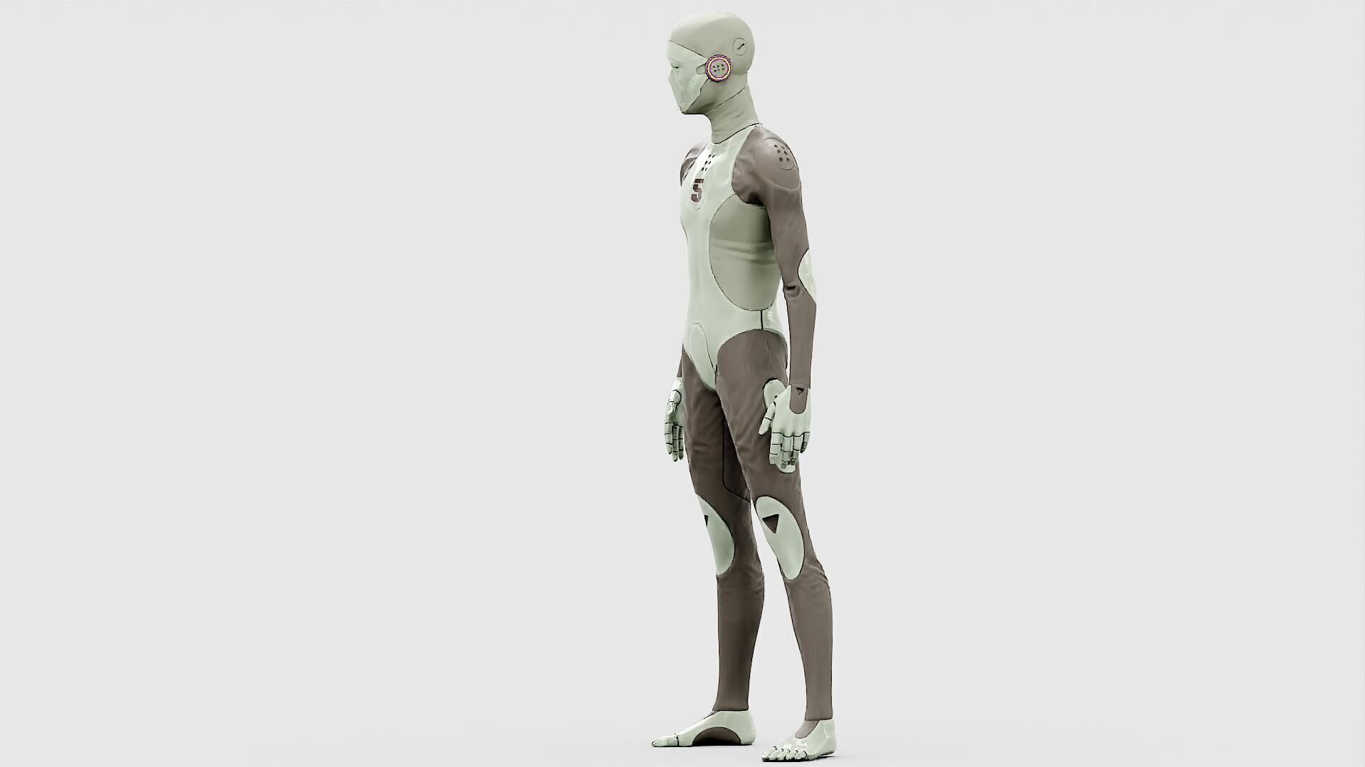 ROB-MECHA A  Rigged for Unreal Engine - Unity - MIXAMO 3D model_10