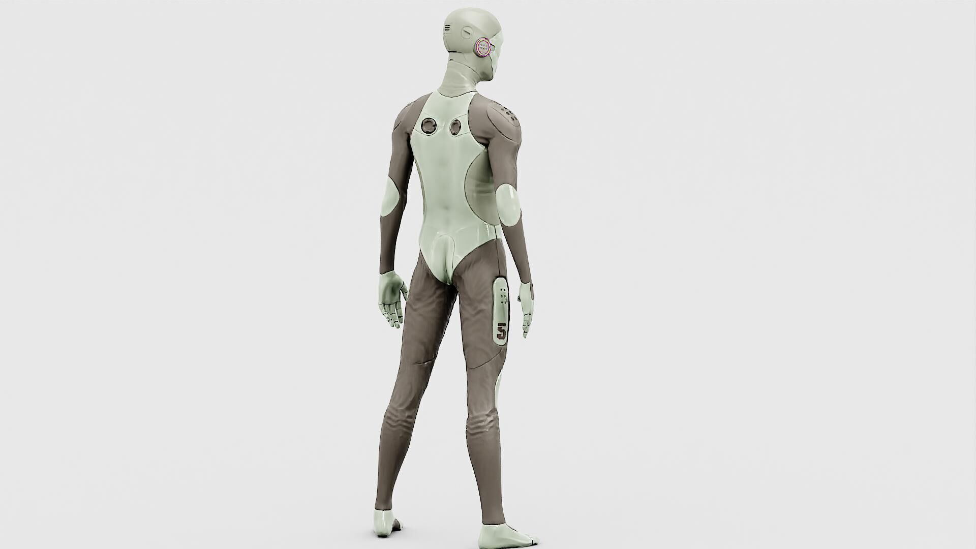 ROB-MECHA A  Rigged for Unreal Engine - Unity - MIXAMO 3D model_18