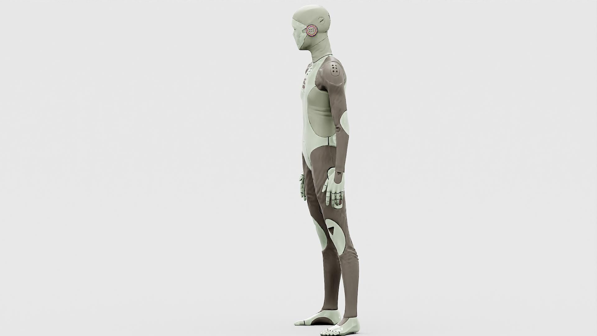 ROB-MECHA A  Rigged for Unreal Engine - Unity - MIXAMO 3D model_11