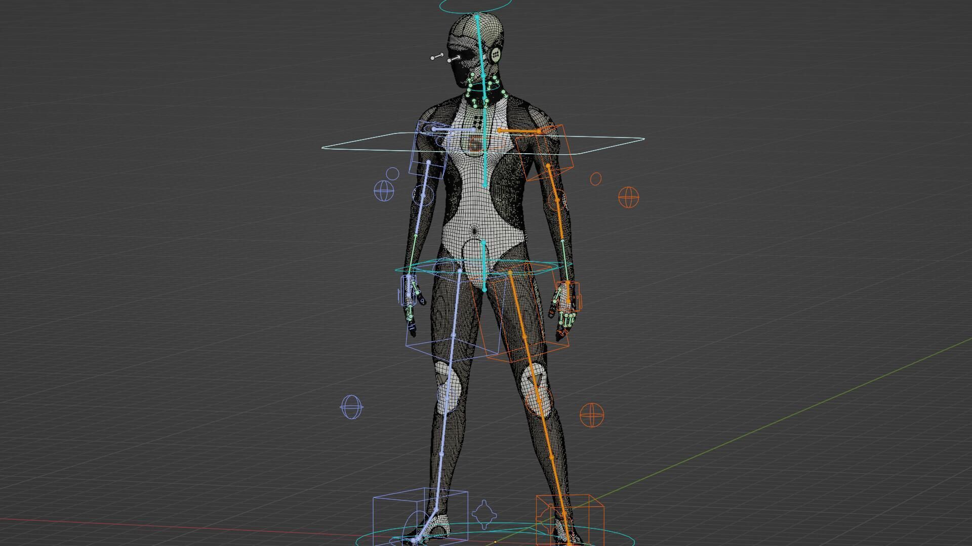 ROB-MECHA A  Rigged for Unreal Engine - Unity - MIXAMO 3D model_37