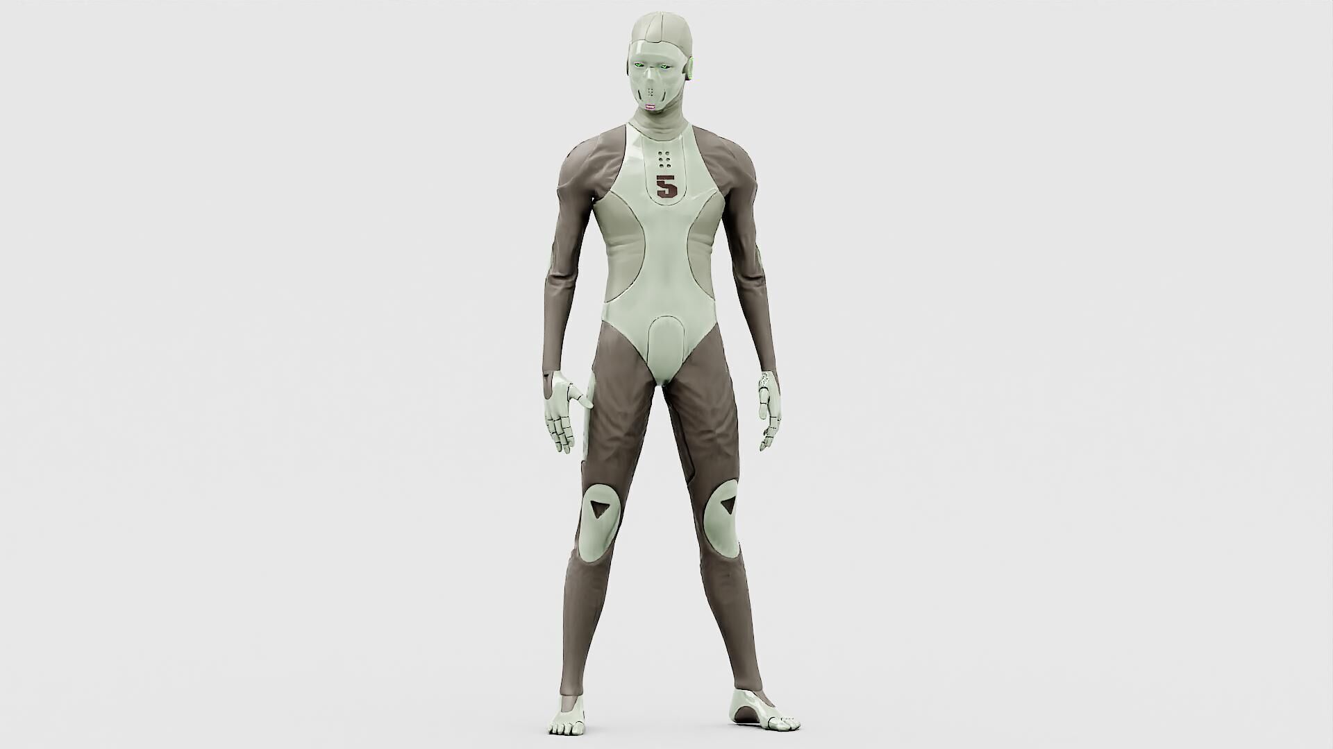 ROB-MECHA A  Rigged for Unreal Engine - Unity - MIXAMO 3D model_4