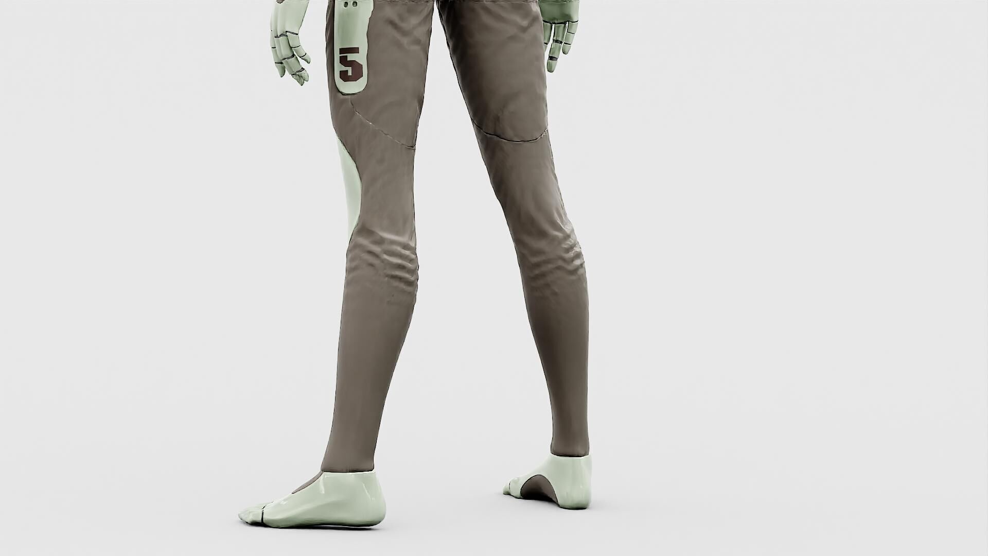 ROB-MECHA A  Rigged for Unreal Engine - Unity - MIXAMO 3D model_29