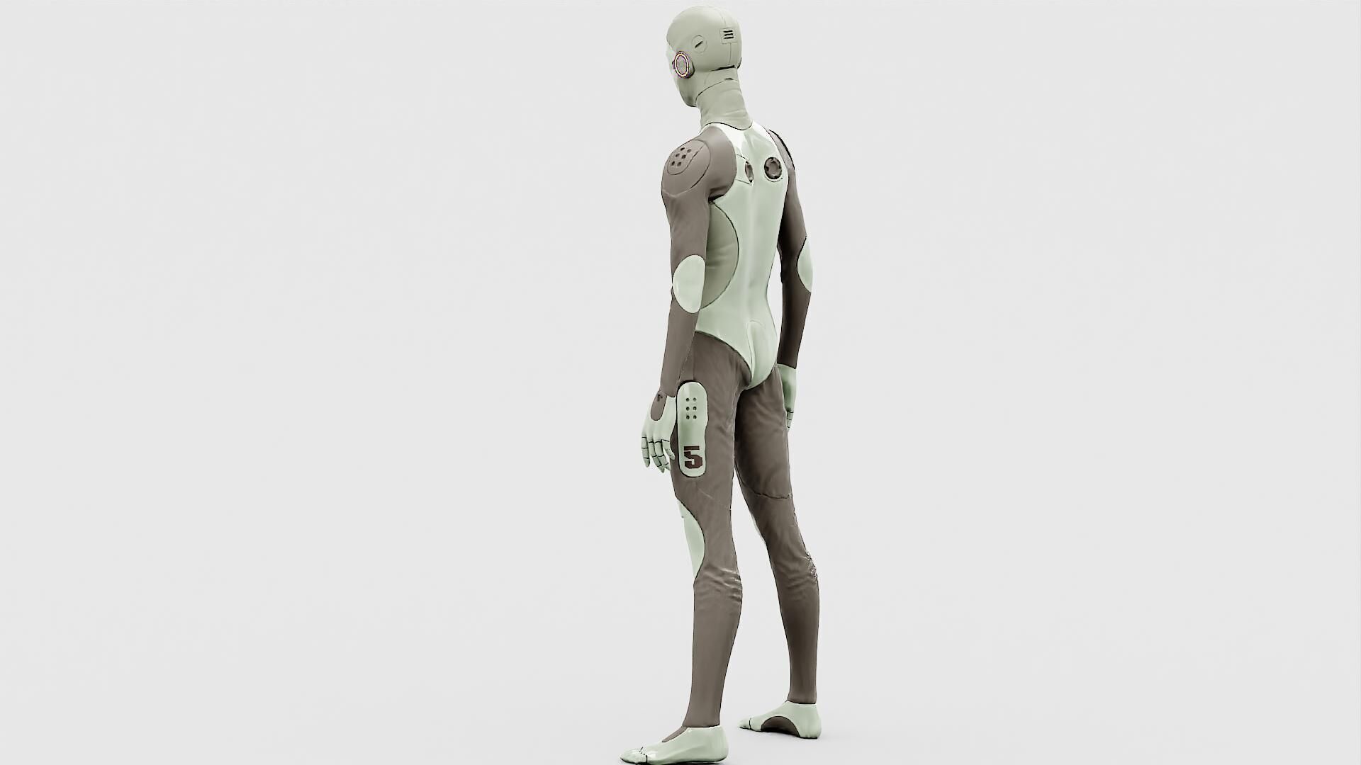 ROB-MECHA A  Rigged for Unreal Engine - Unity - MIXAMO 3D model_14