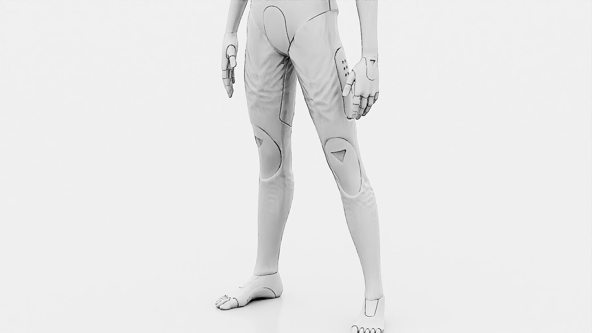 ROB-MECHA A  Rigged for Unreal Engine - Unity - MIXAMO 3D model_36