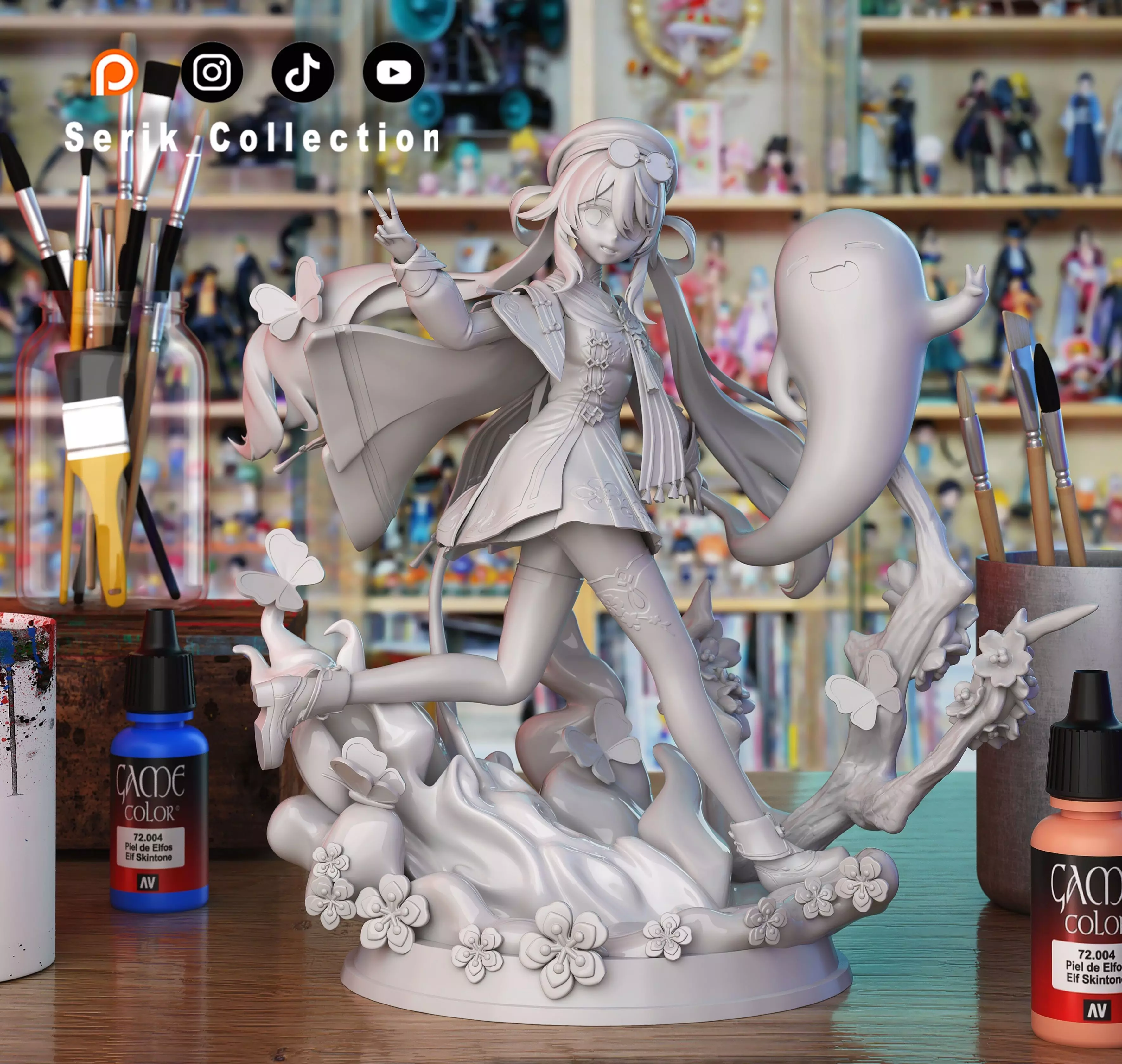 HU TAO - GENSHIN IMPACT 3D print model_3