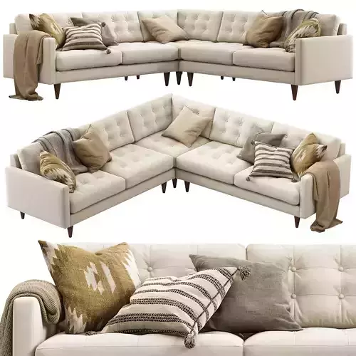 Joybird Eliot Corner Sectional 3D model