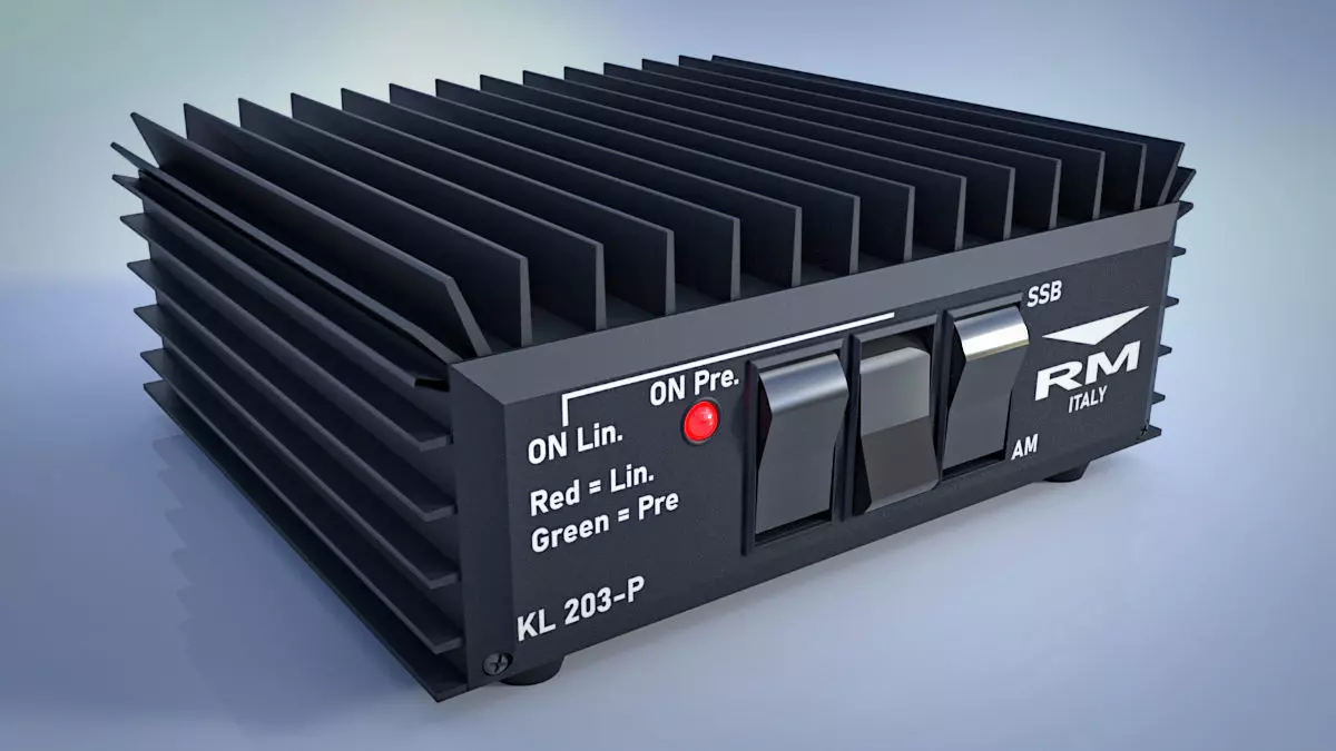 KL 203-P CB 30Mhz Linear Amplifier 3D model_0
