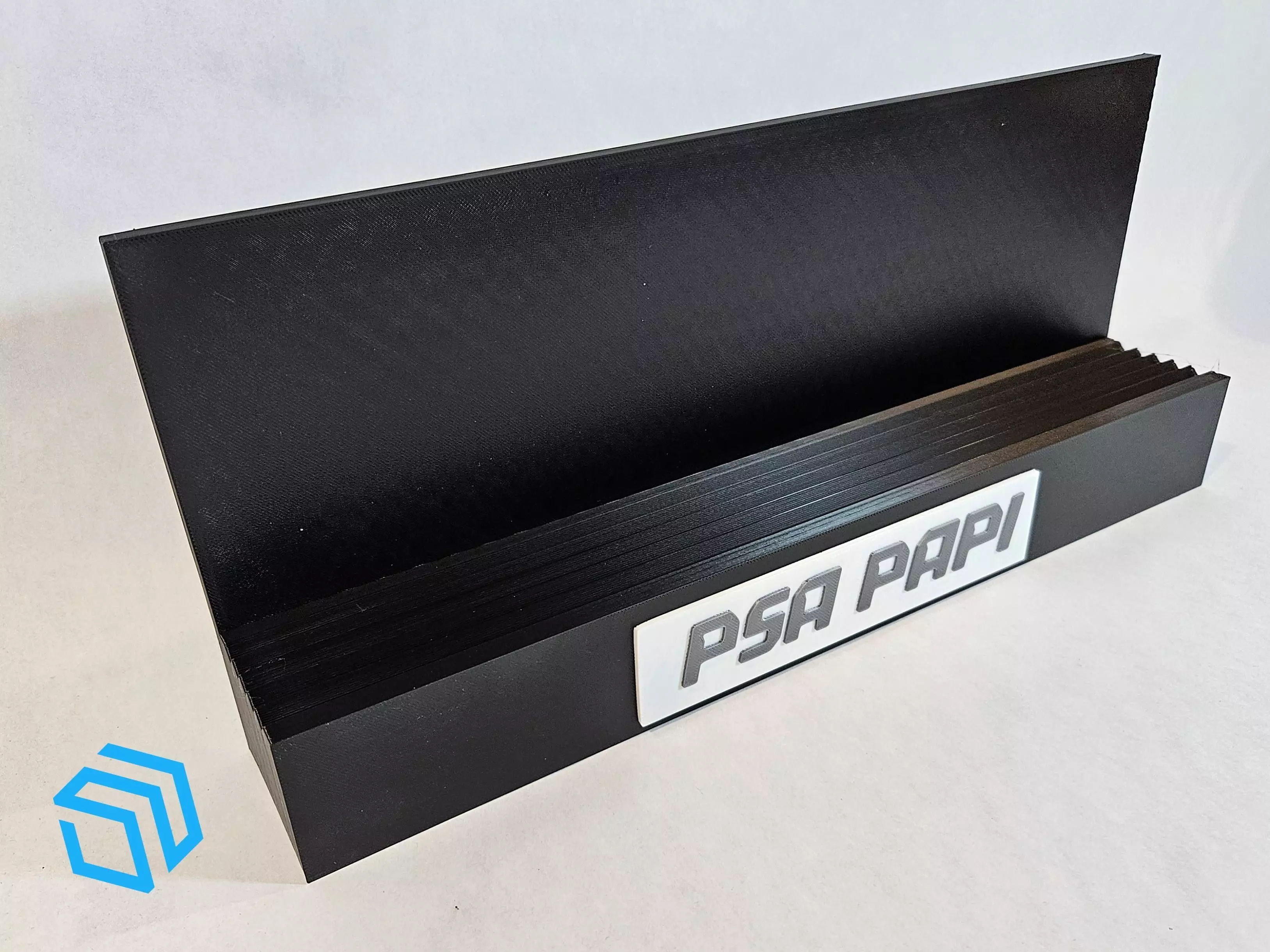 XXXL Trading Card Holder Display Stand Single Double Level 3D print model_0