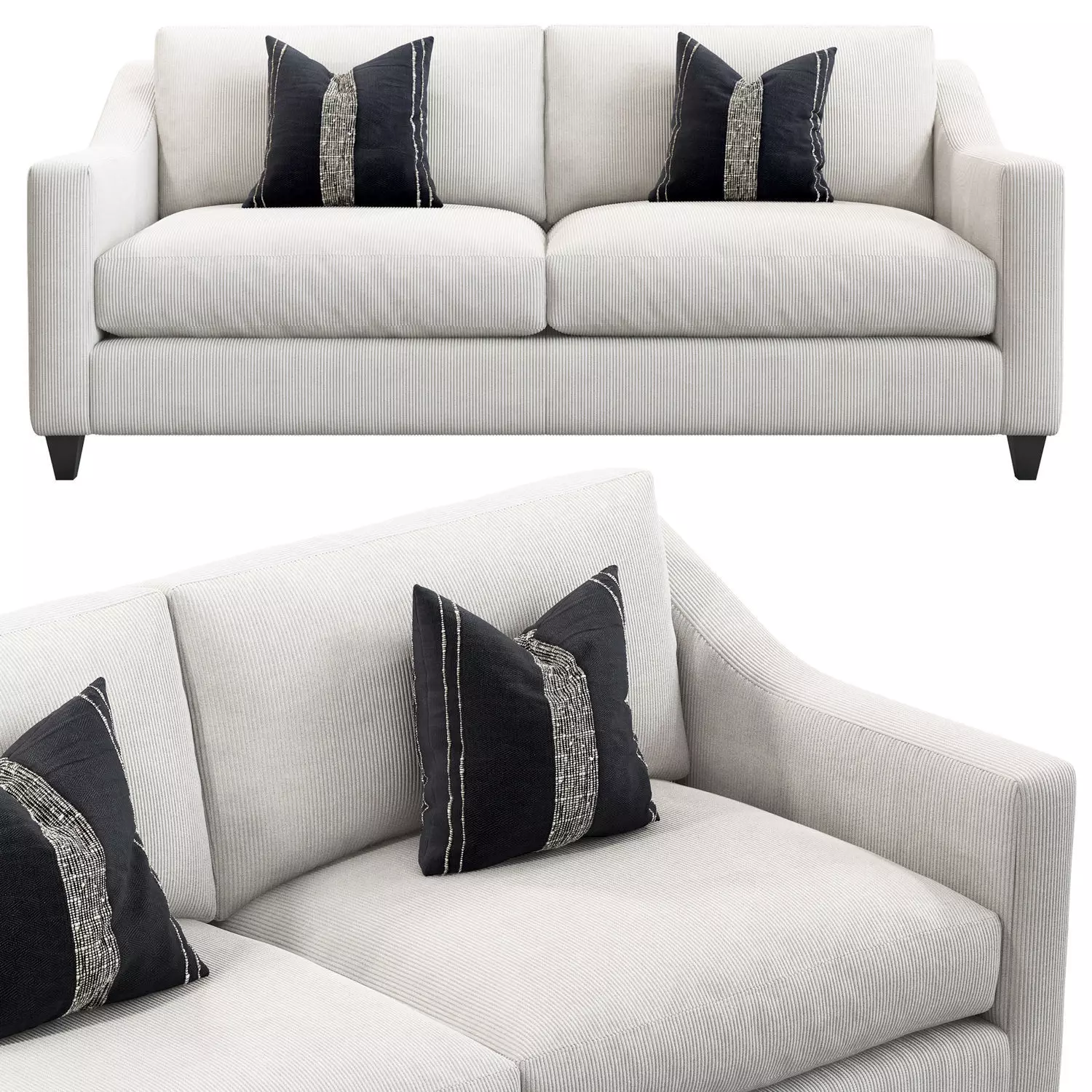 Charter Street Durham Sofa 3D model
