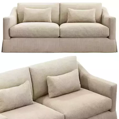 Charter Street Oxford Sofa 3D model