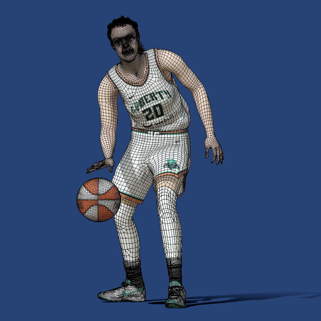 3D Rigged Sabrina Ionescu WNBA 3D model_5