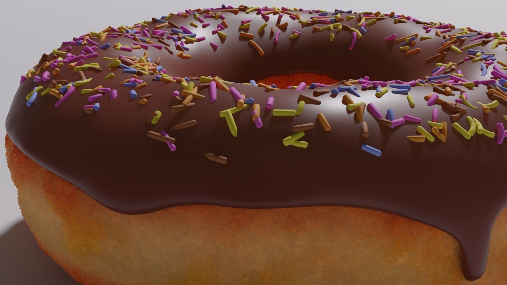 Doughnut 3D model_3