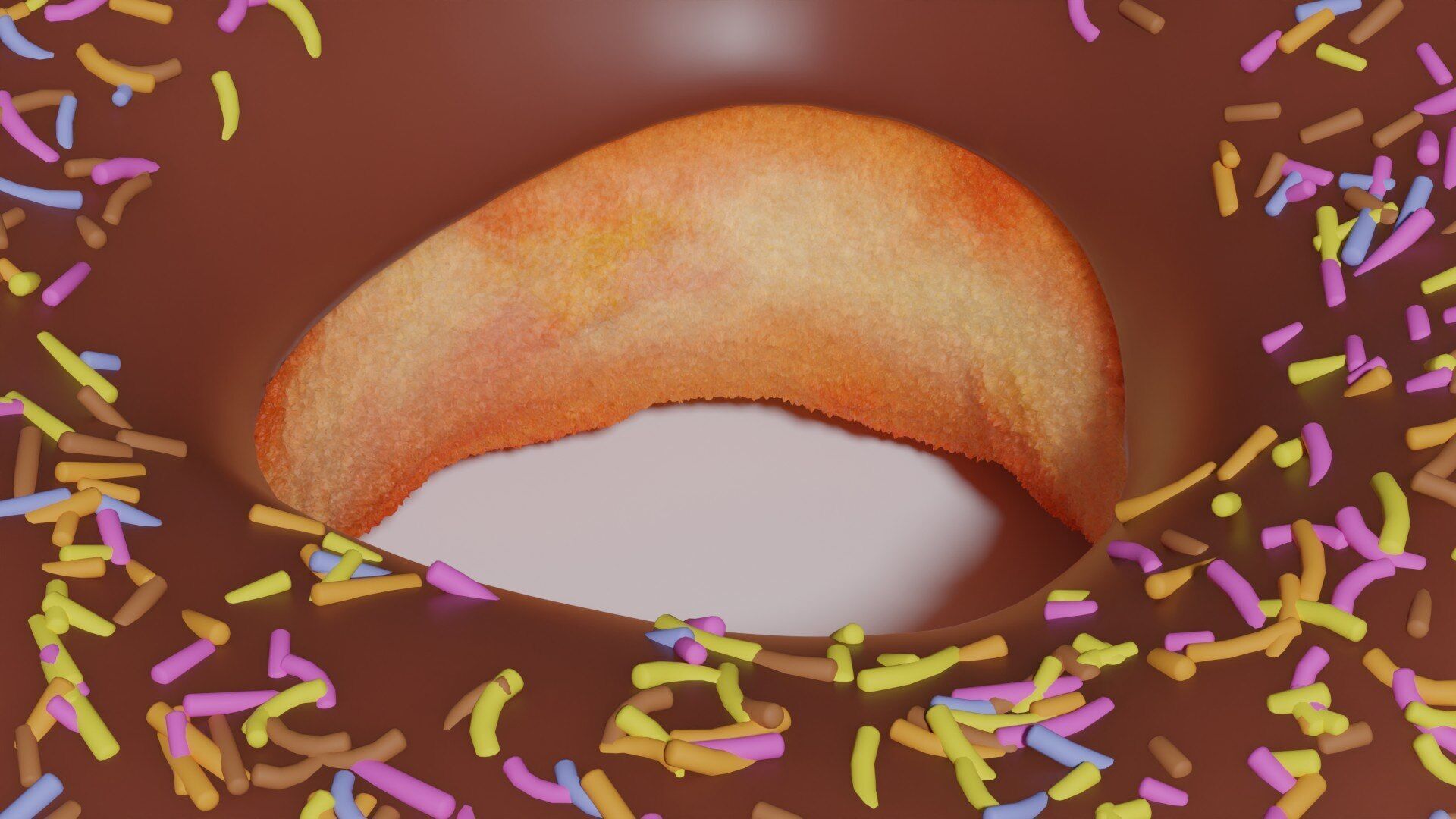 Doughnut 3D model_4