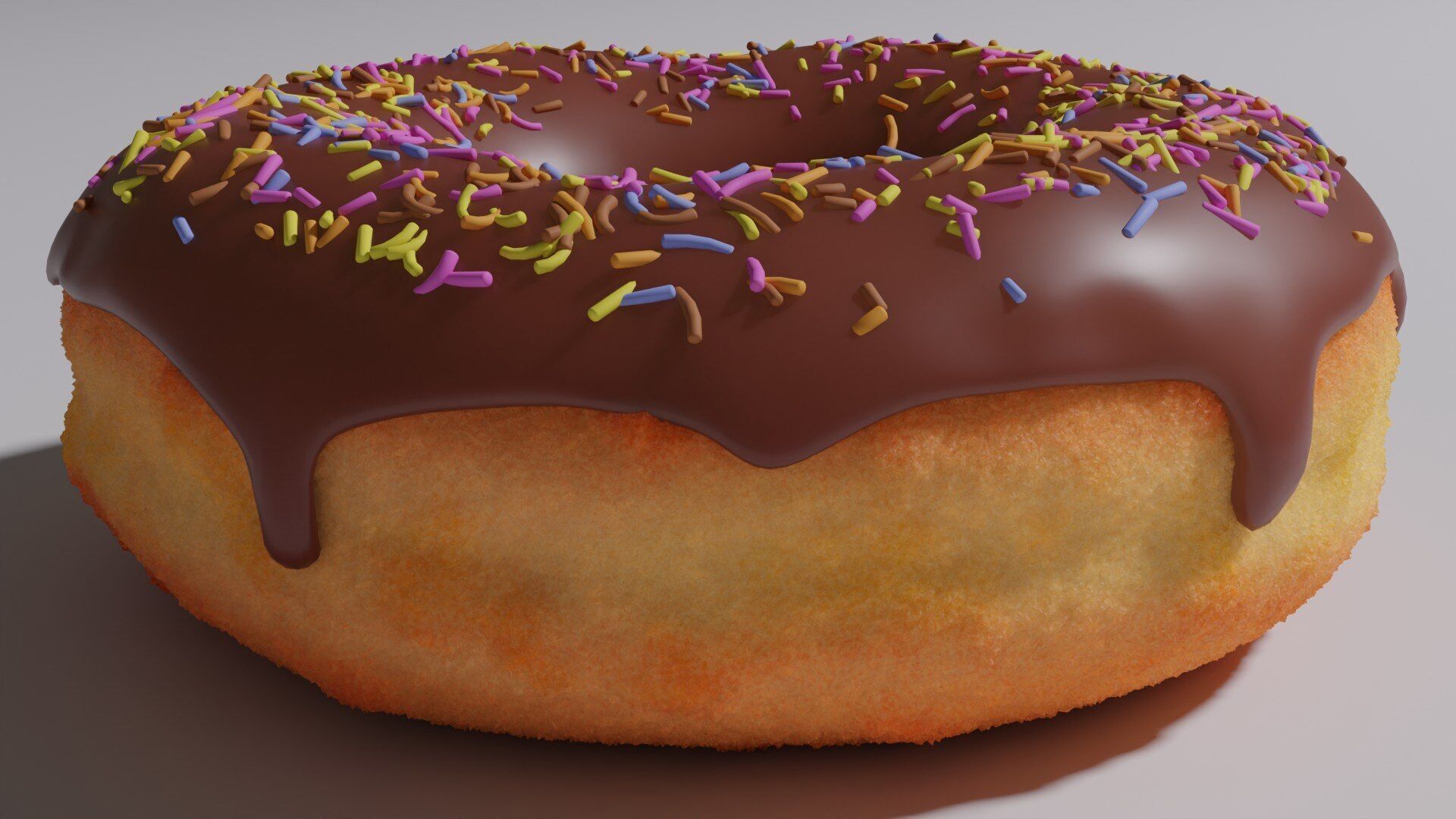 Doughnut 3D model_2