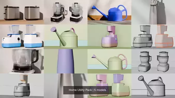 Home Utility Pack 3D Model Collection