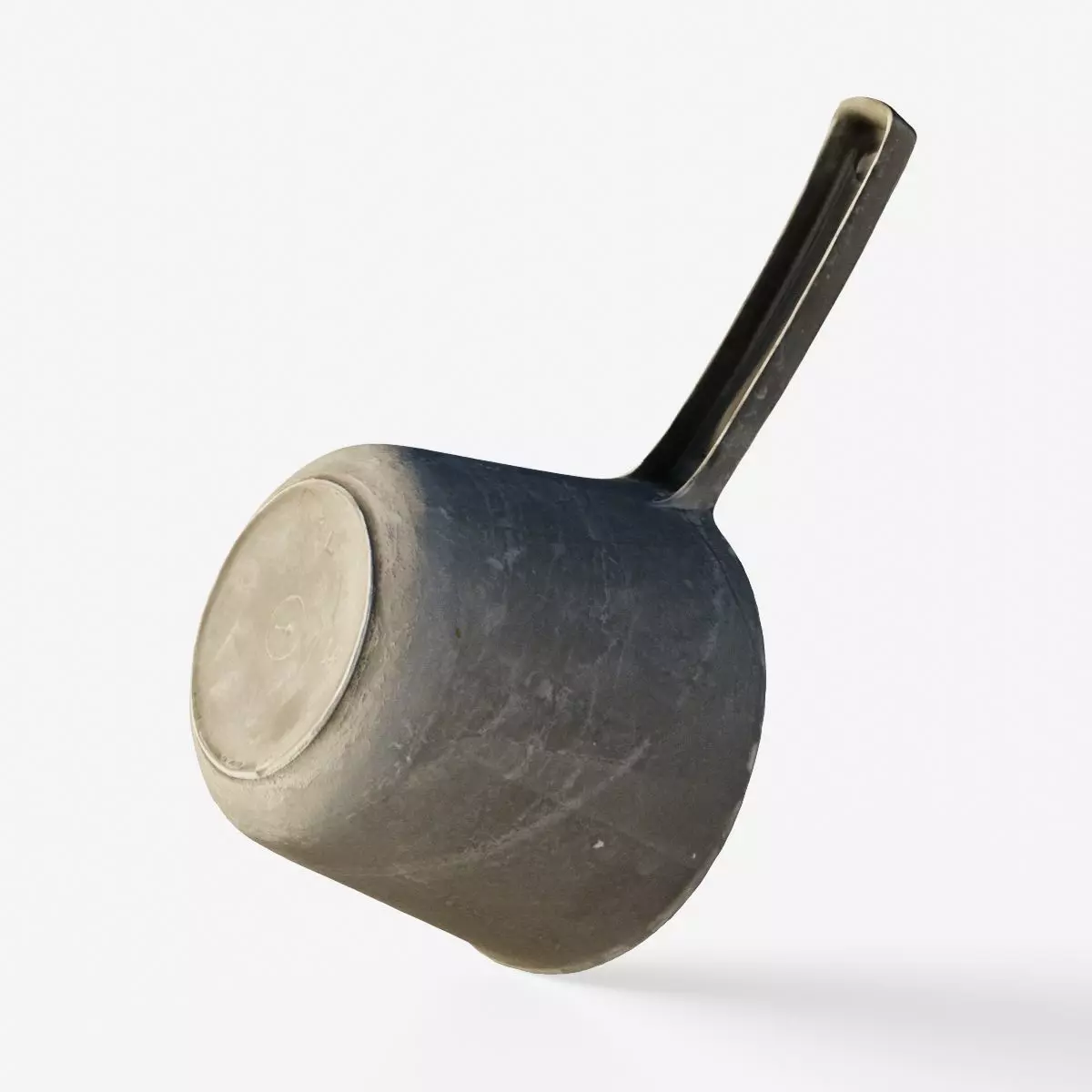 Scanned water ladle Low-poly 3D model
