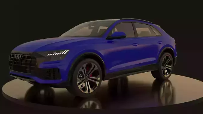 Audi Q8 full texture  3D print model