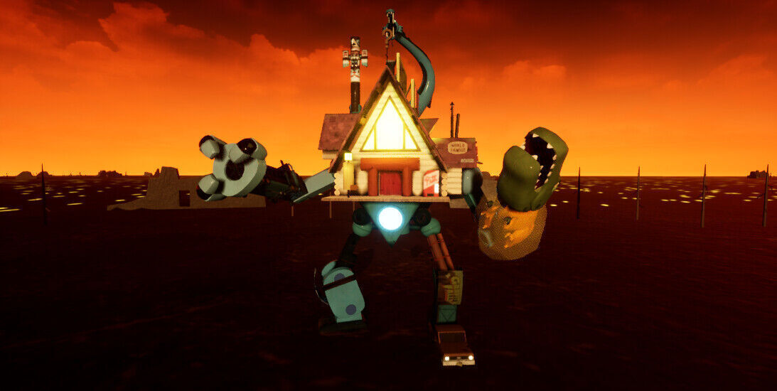 Gravity Falls Shacktron 3D Model Low-poly 3D model_3