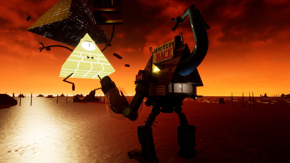 Gravity Falls Shacktron 3D Model Low-poly 3D model_5