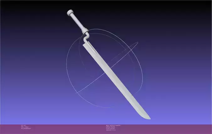 Hellsing Anderson Knife Printable Model