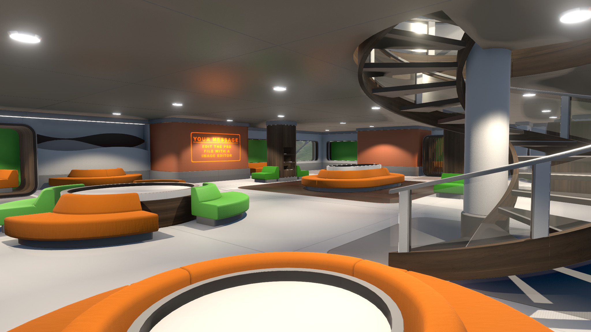 3D Showroom Level Kit Vol 15 Low-poly 3D model_8