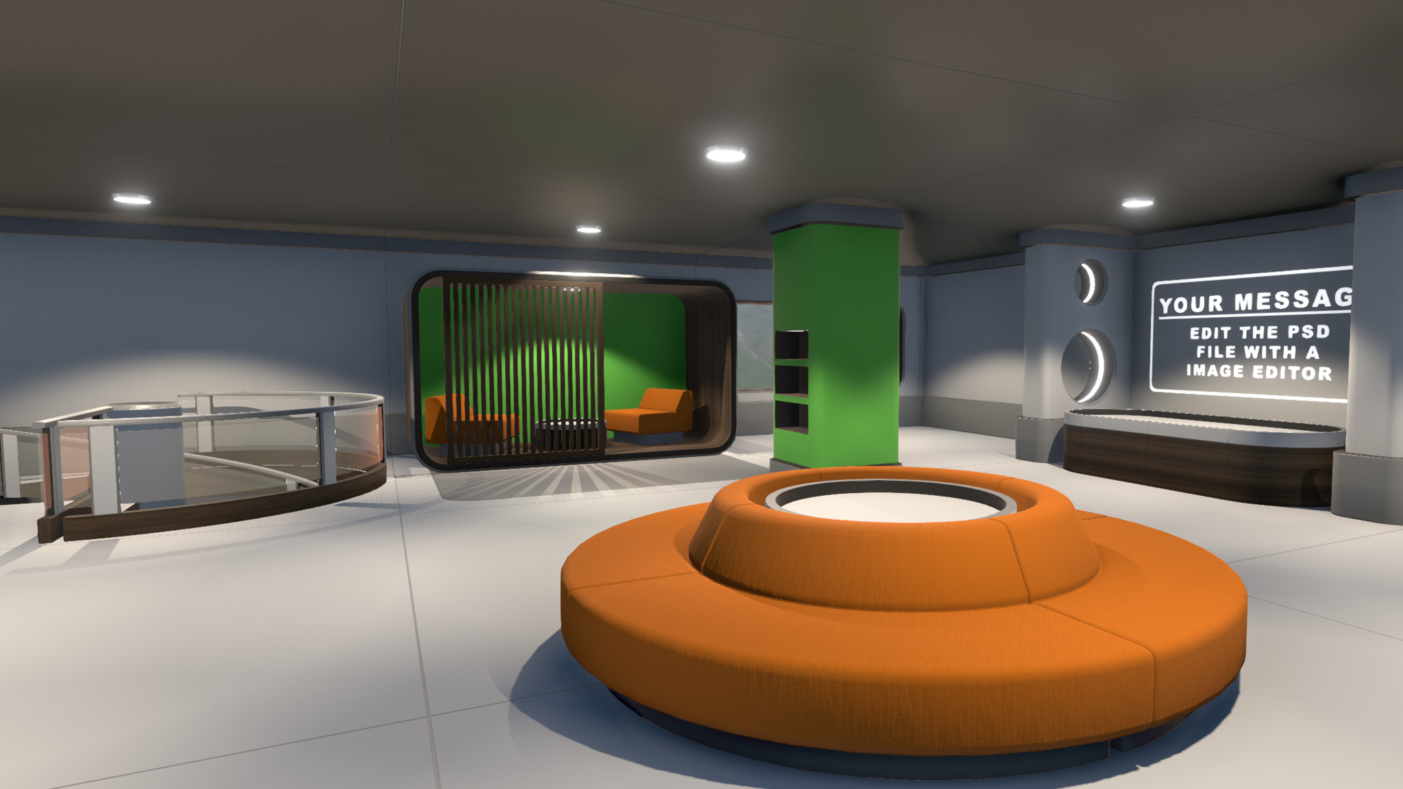 3D Showroom Level Kit Vol 15 Low-poly 3D model_7