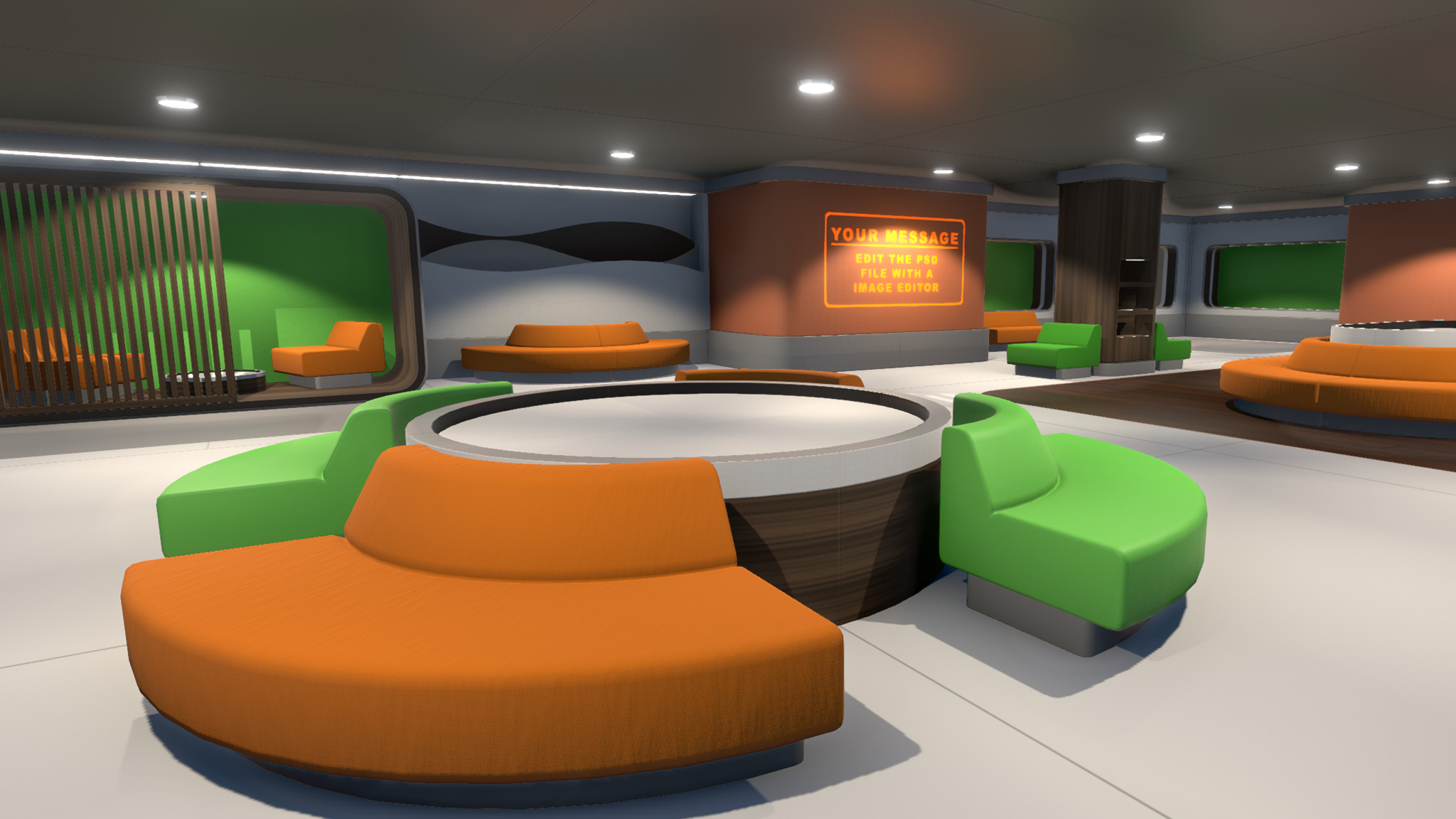 3D Showroom Level Kit Vol 15 Low-poly 3D model_10