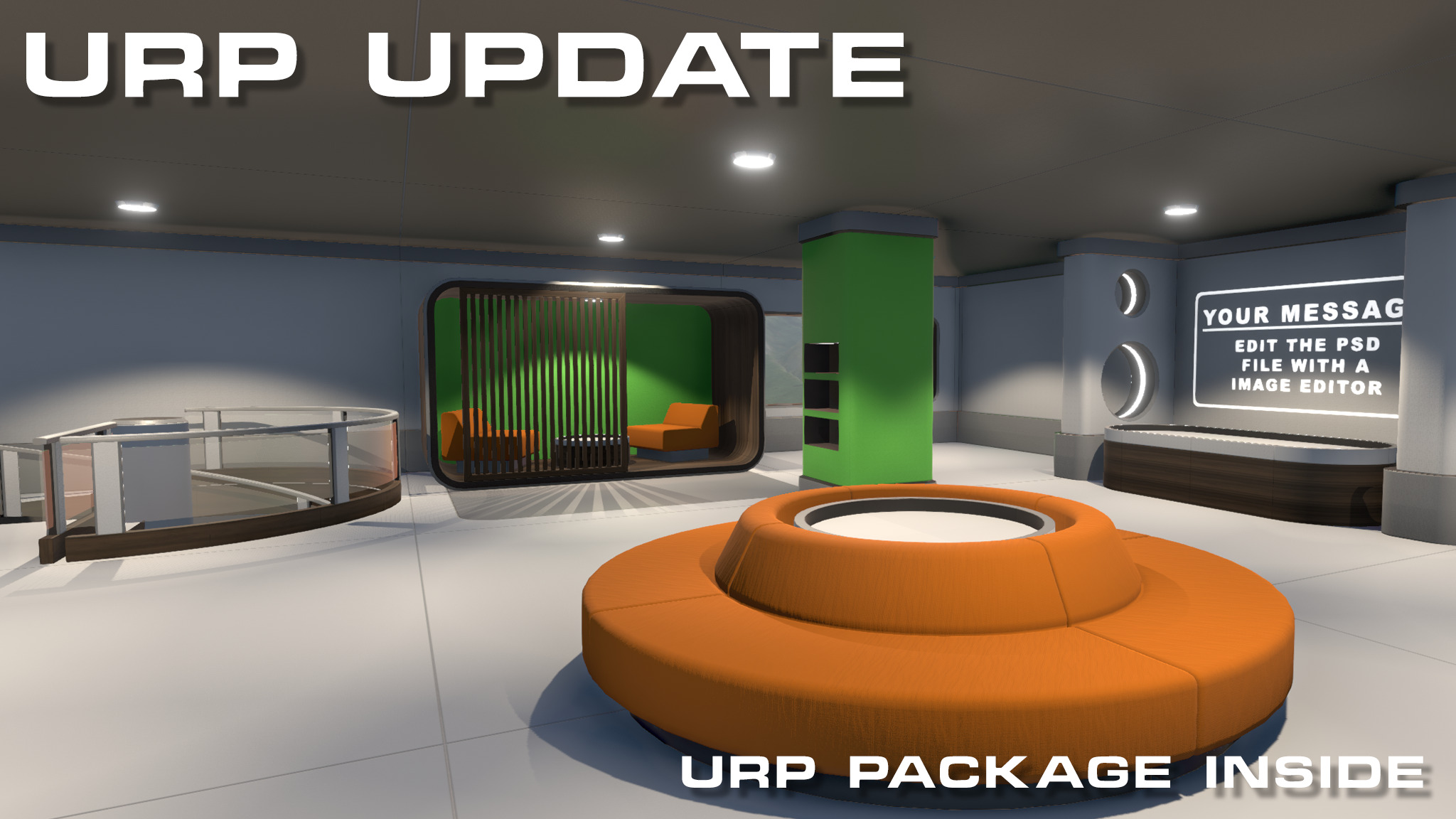 3D Showroom Level Kit Vol 15 Low-poly 3D model_2