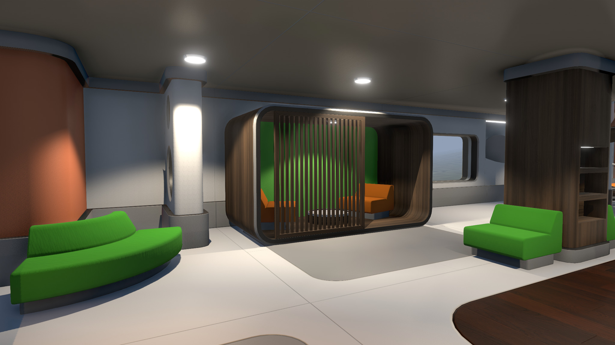 3D Showroom Level Kit Vol 15 Low-poly 3D model_4