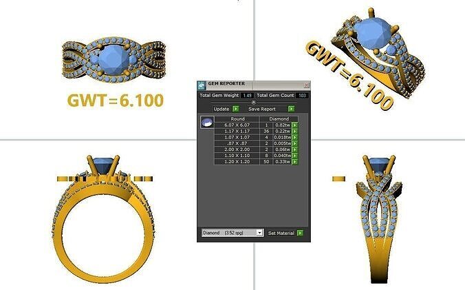 FASION RING 3D model