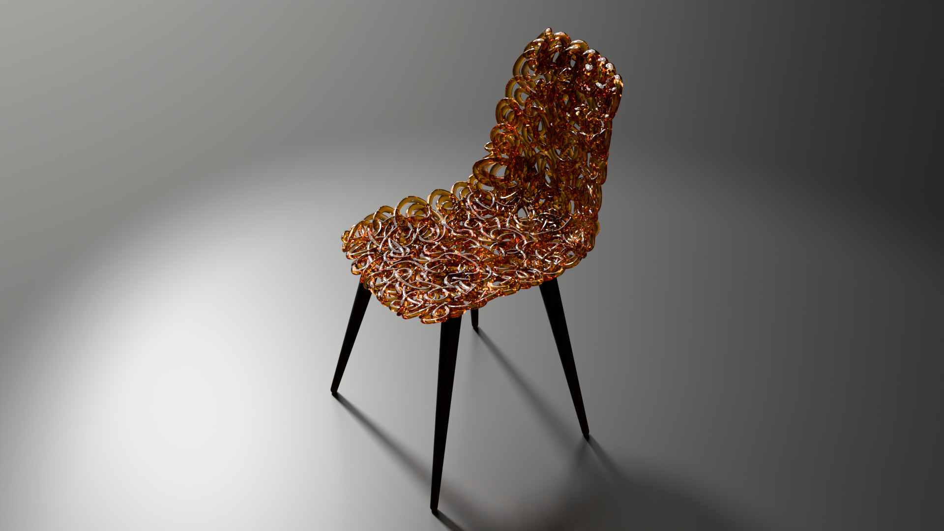 Gina chair 3D model_4