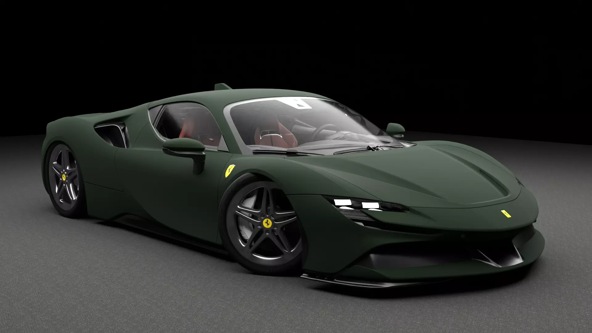 Ferrari SF90 Stradale Military 3D model