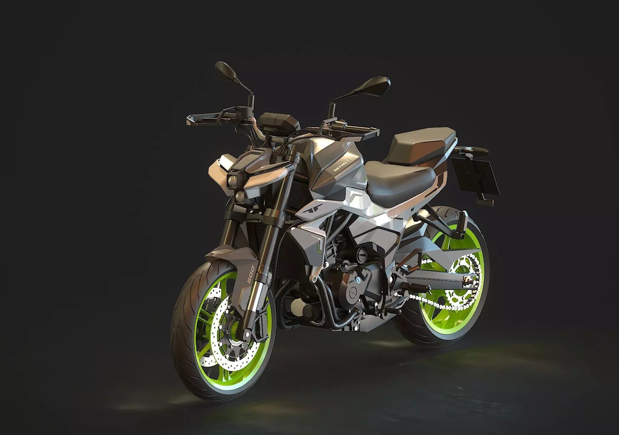 Base model Benelli Tornado Twin 500 2024 3D model