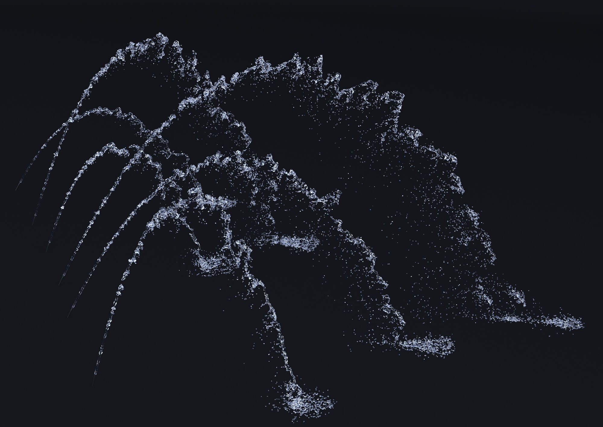 Six Animated Fountains 3D model_5