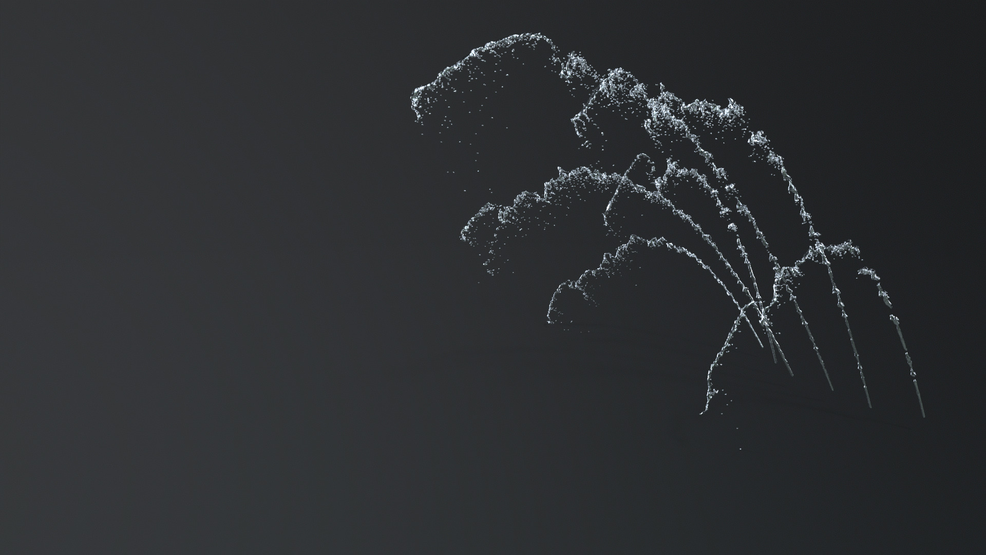 Six Animated Fountains 3D model_8