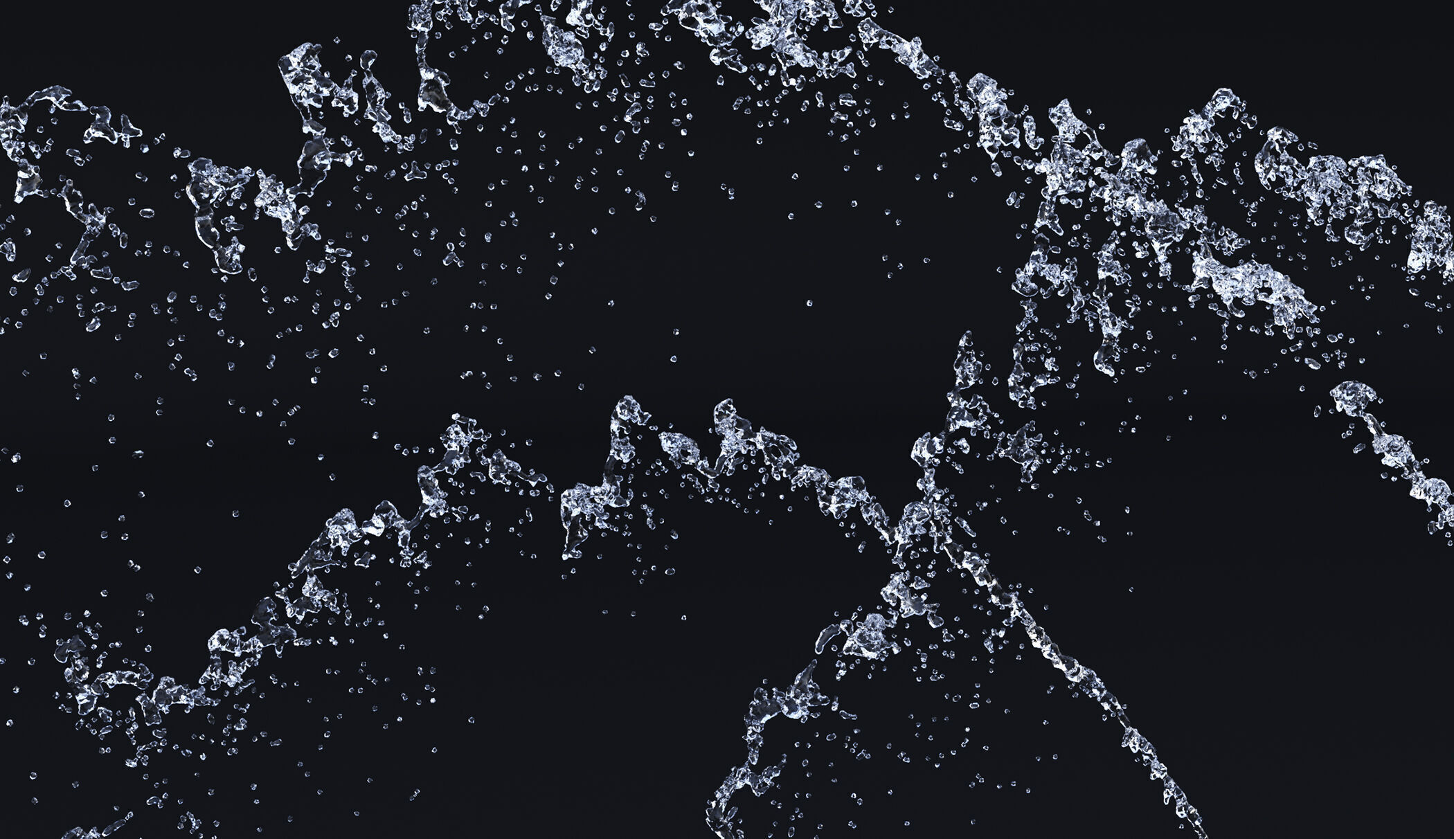 Six Animated Fountains 3D model_4