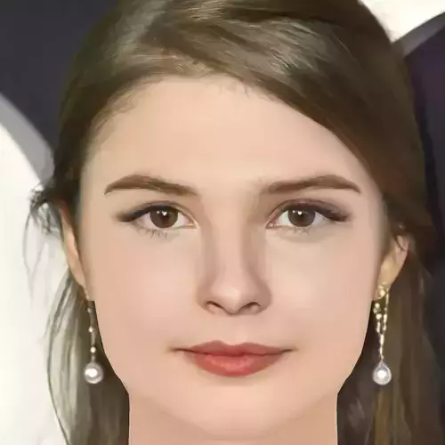 Stefanie Scott Head - No Hair - Low poly head for game