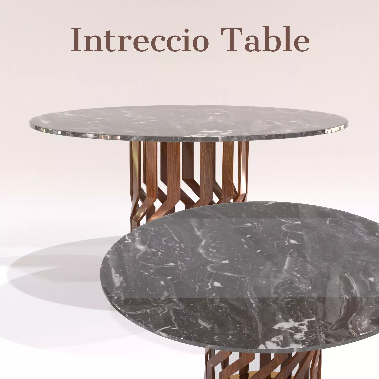 design table round table dining table Free 3D model