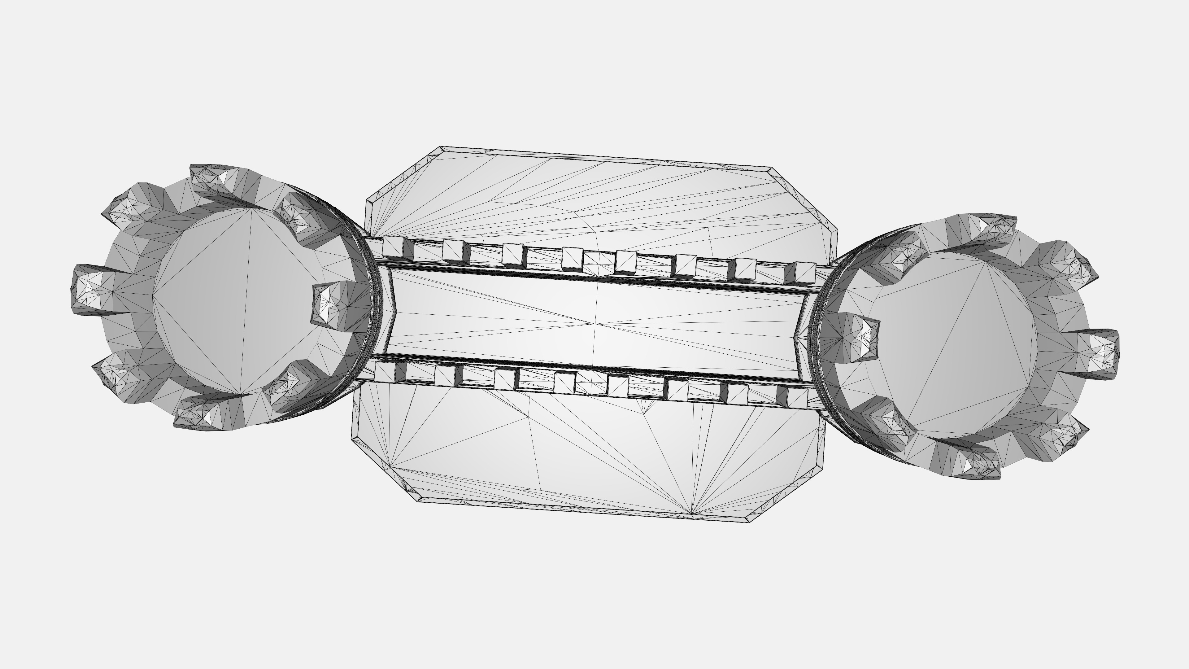 Gatehouse 3D print model_7